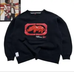 ECKO UNLTD L/S BIG SWEATSHIRT エナメルロゴプリント