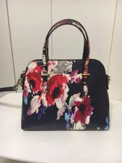 【美品】ケイトスペードニューヨーク・マルチカラー2wayショルダーバッグ
