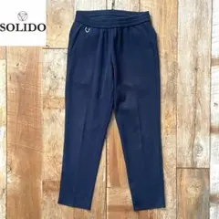 【美品】SOLIDO テーパード イージー ジャージー スラックス パンツ 01のサムネイル