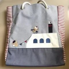 ファミリア　familiar トートバッグ　マリンバッグ