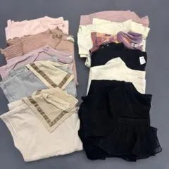 キッズ　Tシャツ　半袖　まとめ売り　女の子　11枚
