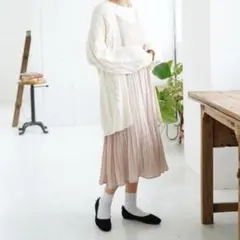 Ehyphenworldgallery新品タグ付き プリーツキャミワンピース