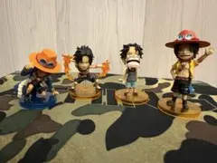 ワンピース エースフィギュアセット 4体　※開封済み※