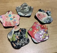 和柄コースター5枚セットC
