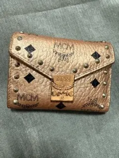 mcm 財布　三つ折り財布　ピンクゴールド　レディースのサムネイル