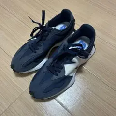 New Balance ネイビー ホワイト スニーカー　送料無料