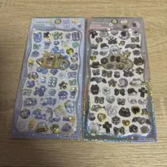 ストーン付き ジュエルプチドロップシール　2点セット