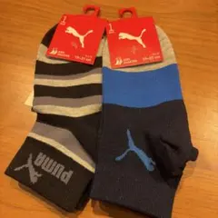 PUMA キッズ靴下 2足セット 19-21cm