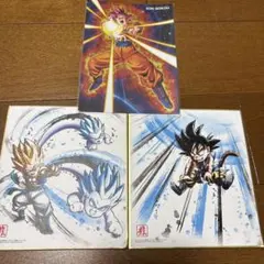 ドラゴンボール ミニ色紙2枚セットプラスおまけ