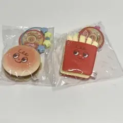 YumYum Yummy ハンバーガー ポテト ぬいぐるみ　2個セット