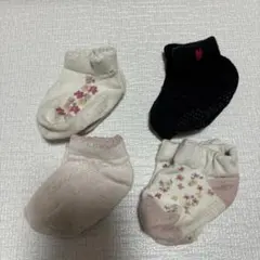 靴下 4足 9-14cm