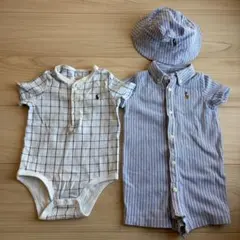 Ralph Lauren ロンパース 帽子セット