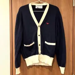 MAISON KITSUNÉ ネイビー カーディガン XS