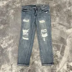 Gap Sexy Boyfriend Fit デニム W28 ダメージデニム