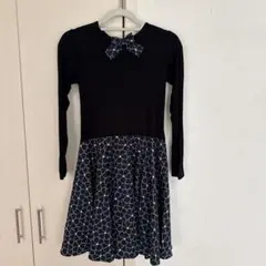 agnès b. ENFANT 長袖ワンピース 黒