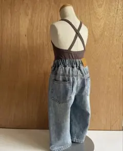 chaisy_style 大人気　デニム　キッズ 120 チェイシースタイル