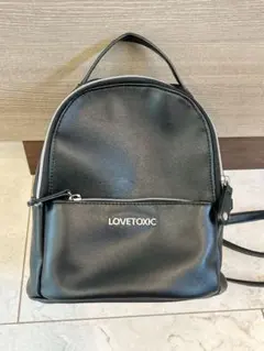 美品　LOVETOXIC ミニリュック ブラックのサムネイル