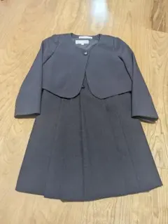 お受験　ワンピースボレロセット　濃紺　120