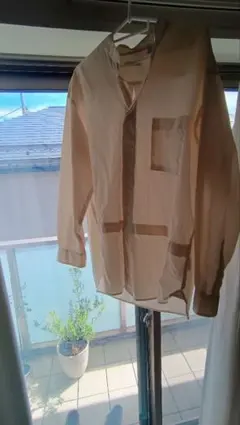 ユニクロ ＋J スーピマコットンオーバーサイズスタンドカラーシャツ Lサイズ