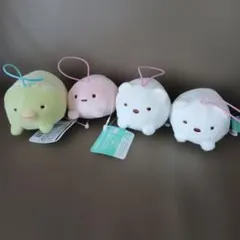 すみっコぐらしうつぶせゴムひも付きマスコットPart3　4個セット