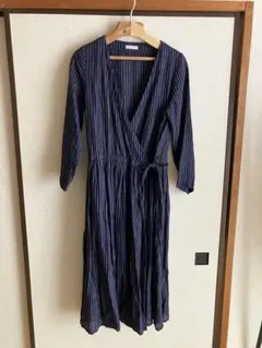 fog linen work フォグリネンワーク カシュクールワンピース