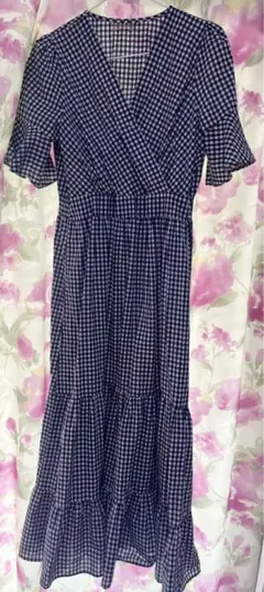 チェック柄ワンピース（Bab）