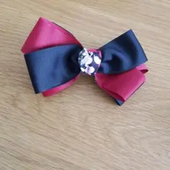 訳あり。リボン和装　バレッタ　未使用品