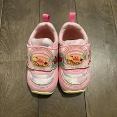 ムーンスター　アンパンマン ベビーシューズ スニーカーピンク 12cm
