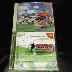 DREAMCAST ドリームキャスト 2 GAME SET SOCCER