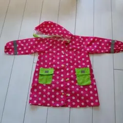 【サイズ90〜100】レインコート　女の子用