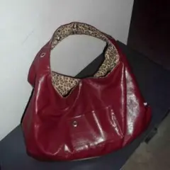 SHEIN レッドショルダーバッグ