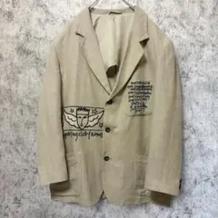 CASTELBAJAC SPORT テーラードジャケット 麻 絹 刺繍のサムネイル