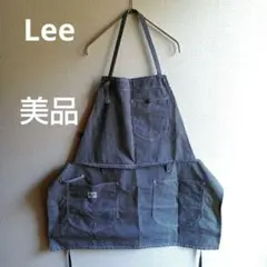 【美品】Lee　デニム　 ストライプ 　エプロン　綿　 4ポケット　男女兼用のサムネイル
