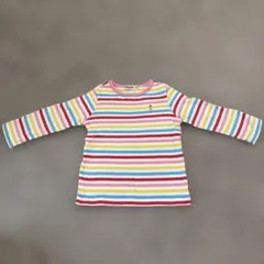 MIKI HOUSE ミキハウス 長袖カットソー ボーダー 90 リーナちゃん