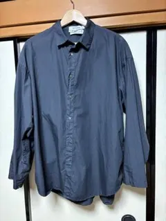 Véritécœur ダークグレーユニセックスレギュラーカラーシャツ 新品 