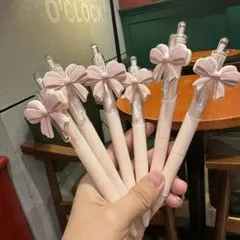 ピンクリボンデザイン ボールペン10本セット かわいいパーティー用