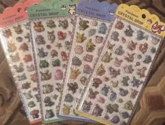 値下げポケモン 硬質立体シール 4枚セット