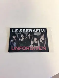LE SSERAFIM UNFORGIVEN ウエハース メンバーカードセット