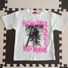 BABYDOLL キッズ白Tシャツ 転写Tシャツ 110