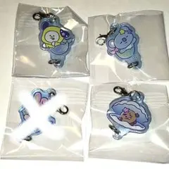BT21 つながる 青いアクリルチャーム　CHIMMY SHOOKY