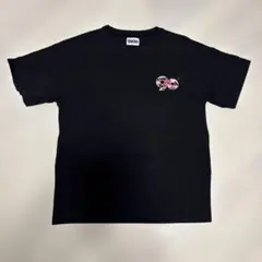 9090 ヒョウ柄ロゴ Tシャツ ブラック Lサイズ 半袖 - メルカリ