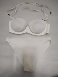 H&M レディース ビキニ オフホワイト セパレート水着のサムネイル