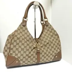 美品☆　グッチ　ニュージャッキー　スタッズ　ハンドバッグ　トートバッグ