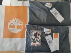 Timberland × Sonic ブラック 半袖 長袖 Tシャツ Lサイズ