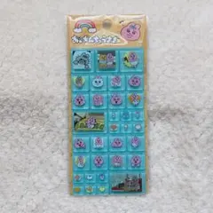 おぱんちゅうさぎ タイル シール ステッカー デコ コラージュ シール帳 ブルー