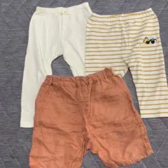 ベビー　パンツ　ボトムス　スパッツ　レギンス　ユニクロ　無印　西松屋　90
