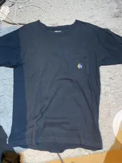 90s USA製　old Stussy ネイビー Tシャツ ポケット付き