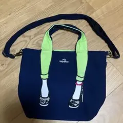 mis zapatos トートバッグ ネイビー