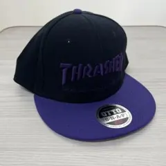 THRASHERベースボールキャップ ブラック×パープルのサムネイル