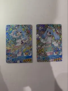 おねがいアイプリ3弾　ミラクルカード　あおい　星4 おまけ付き